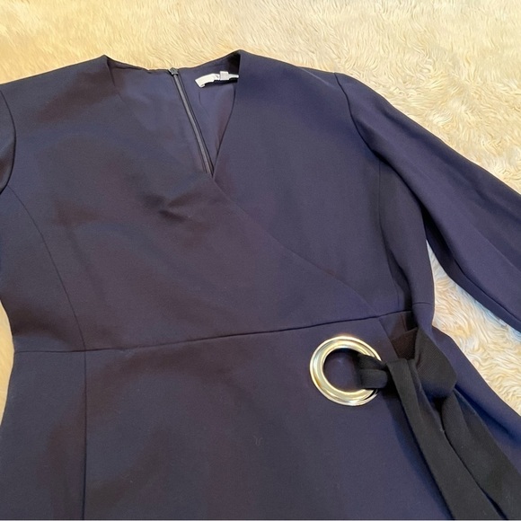 Tibi Wrap Front Mini Dress - Size 6 - Picture 5 of 10